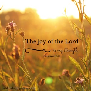 The joy of the Lord